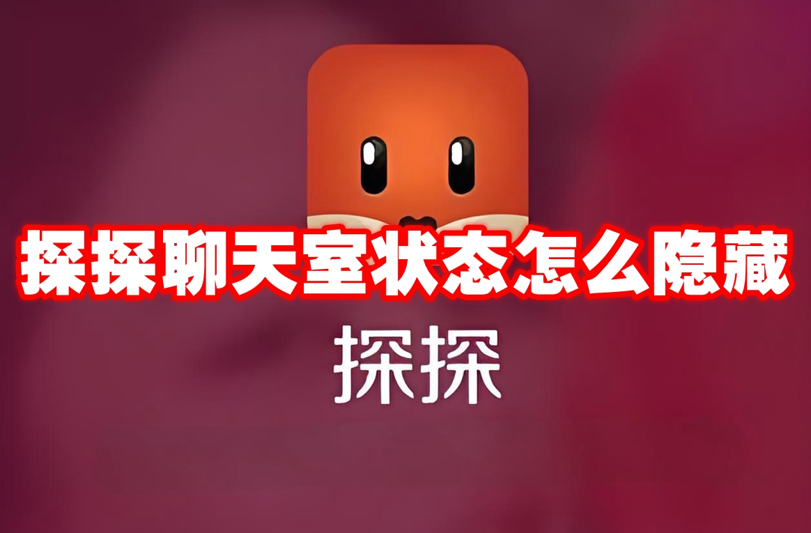 探探聊天室状态怎么隐藏