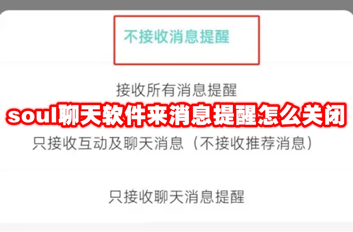 soul聊天软件来消息提醒怎么关闭