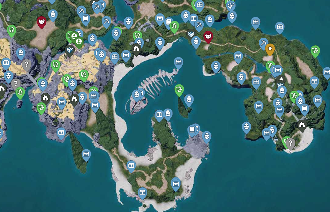 幻兽帕鲁地图工具（踩蘑菇）