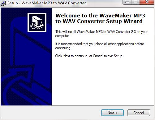 WaveMaker MP3 to WAV Converter