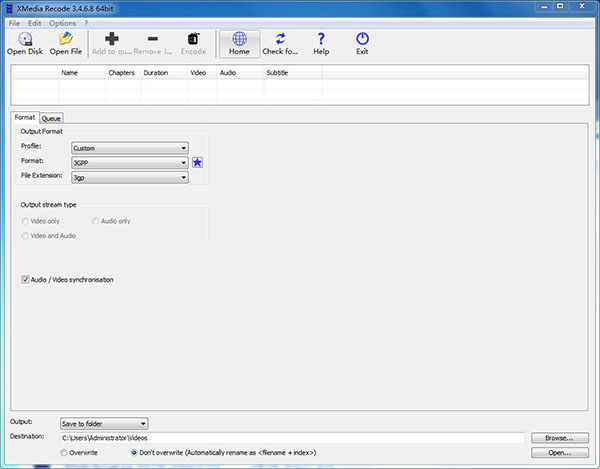 XMedia Recode 3.5.1.0