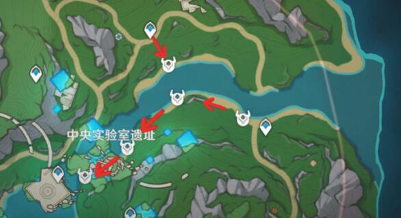 原神原海异种采集路线图