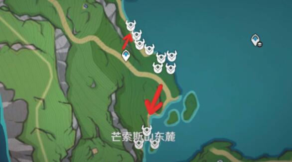 原神原海异种采集路线图