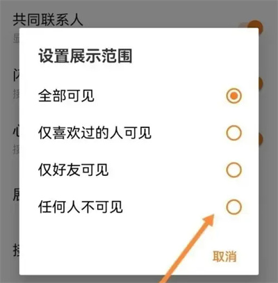 探探聊天室状态怎么隐藏