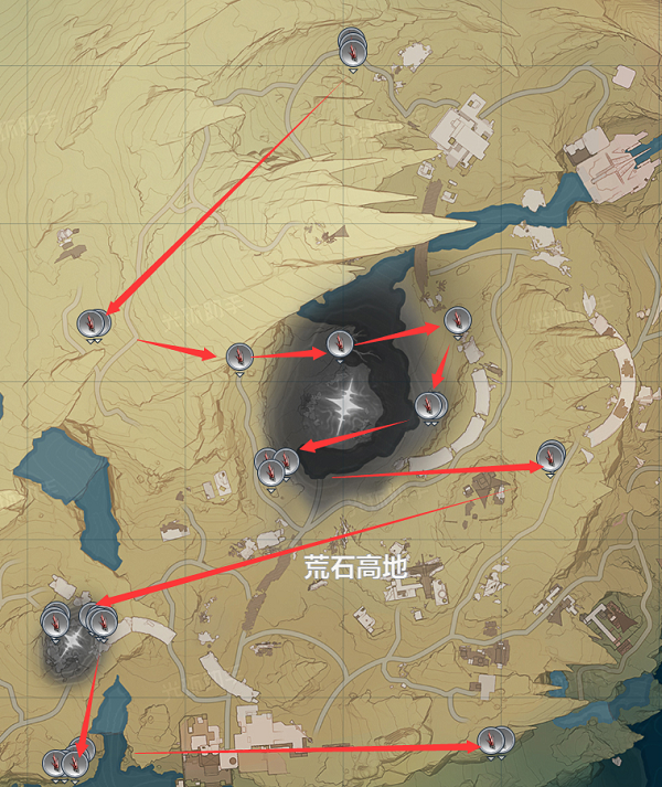 鸣潮红针晶簇在哪采集